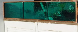 Glass transom